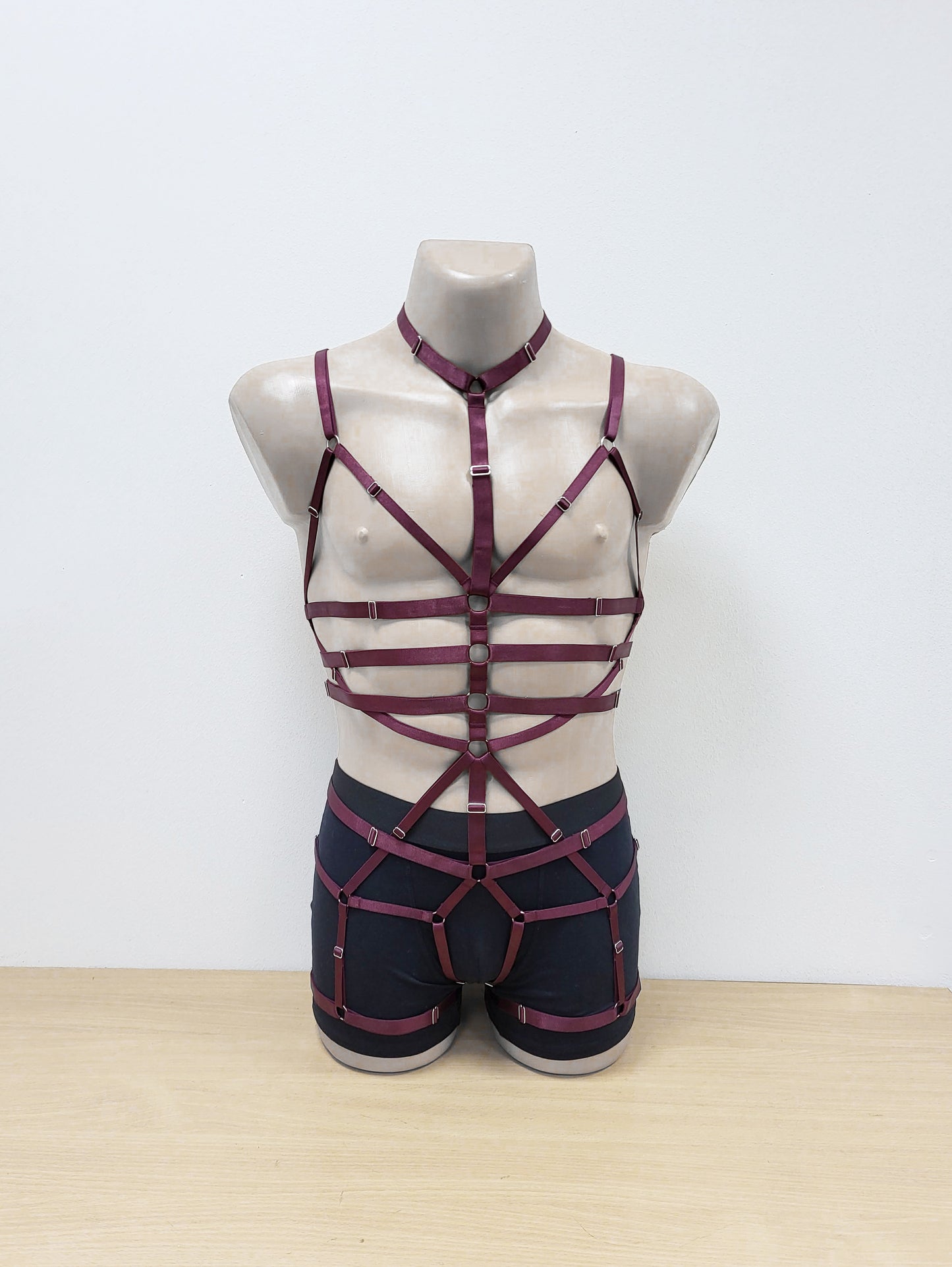 Scylla II men - full body mans open lingerie bondage