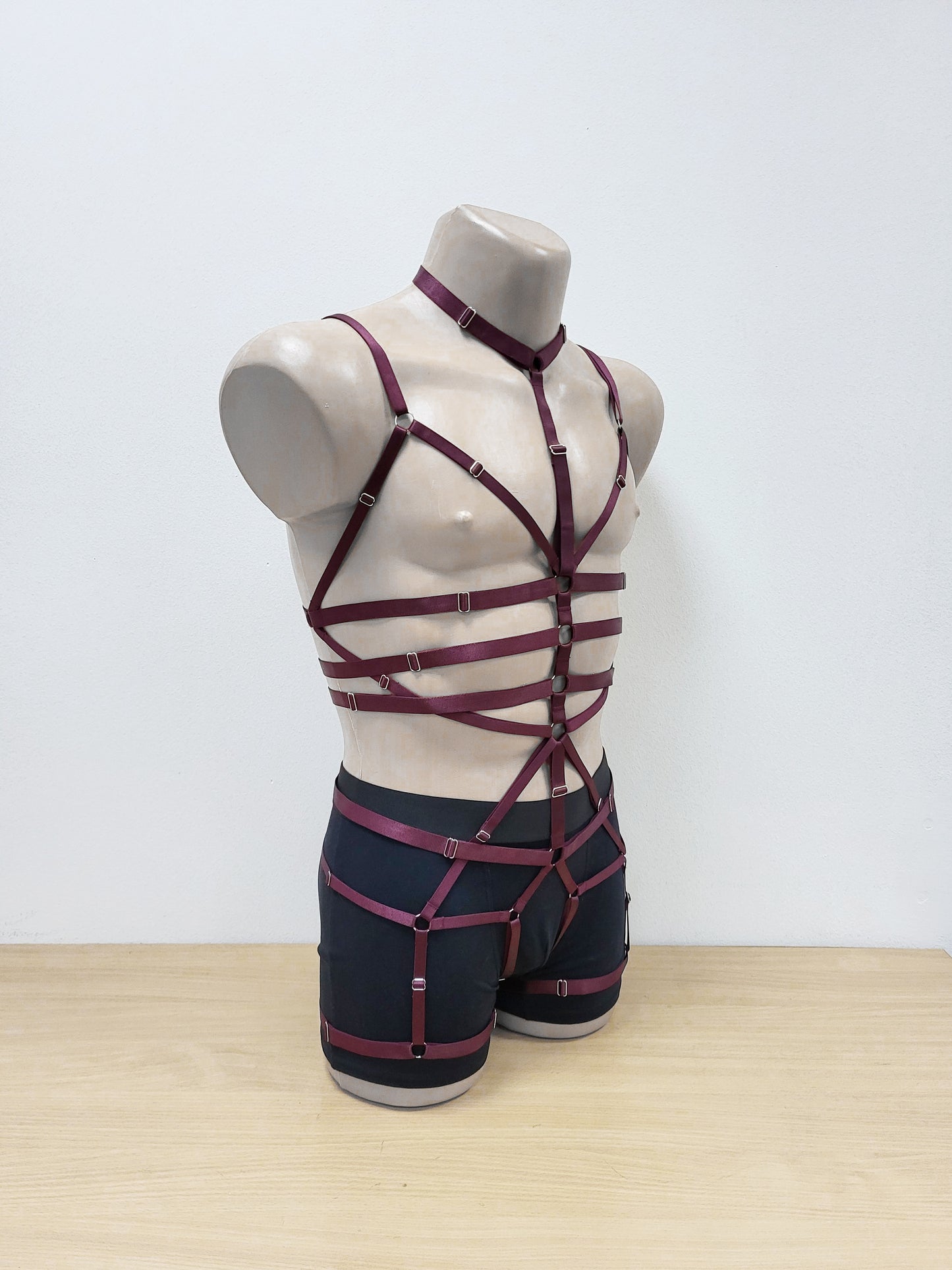 Scylla II men - full body mans open lingerie bondage