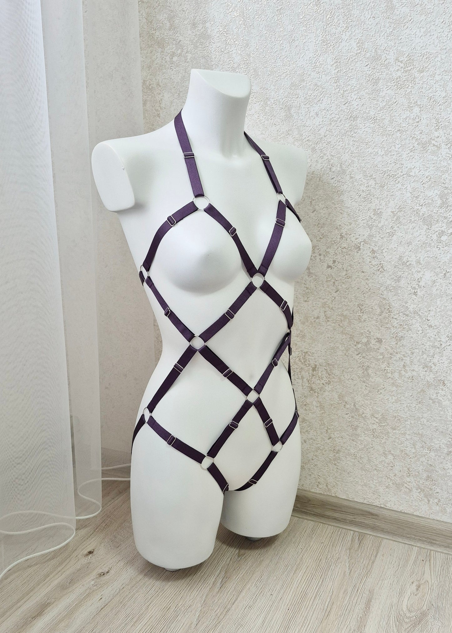 Kvasir - open harness bodysuit catsuit
