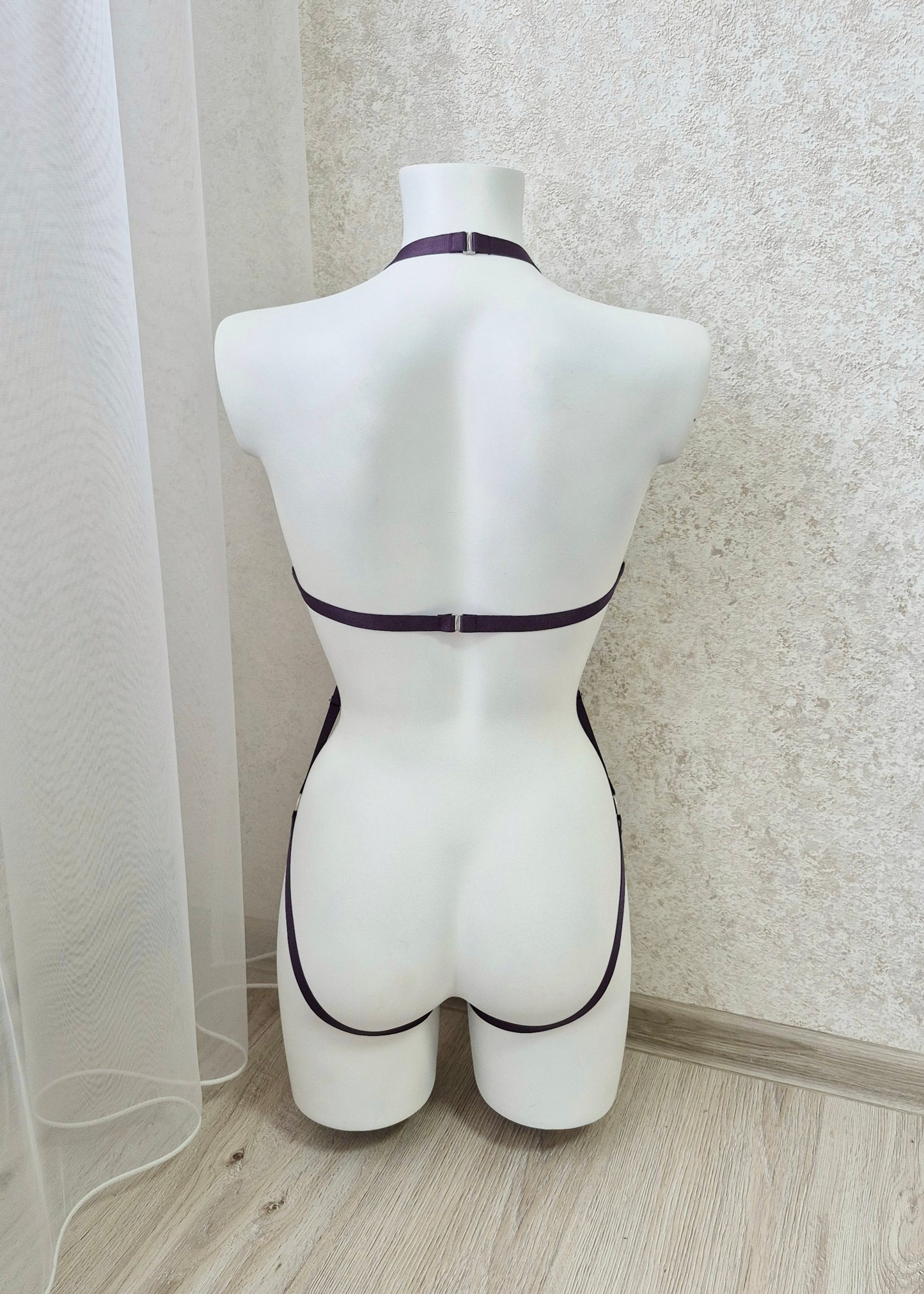 Kvasir - open harness bodysuit catsuit