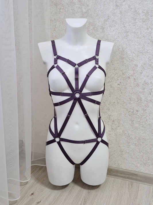Dagur - open women harness lingerie with straps