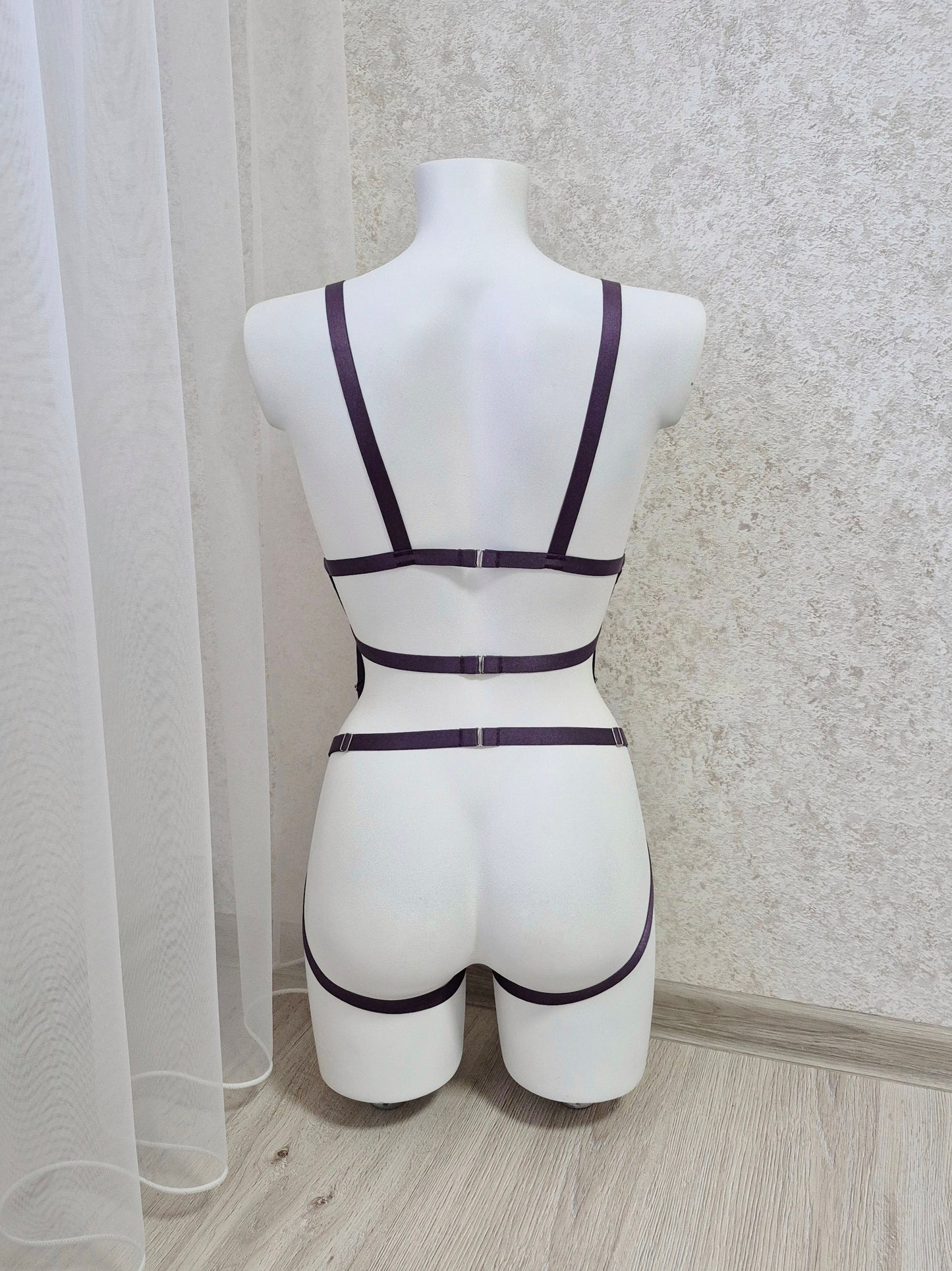 Dagur - open women harness lingerie with straps