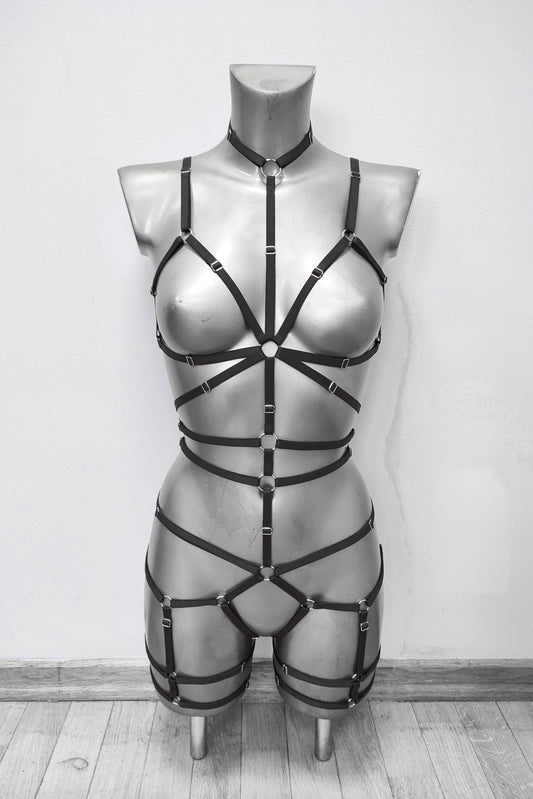 Siren II - fullbody woman harness bodysuit