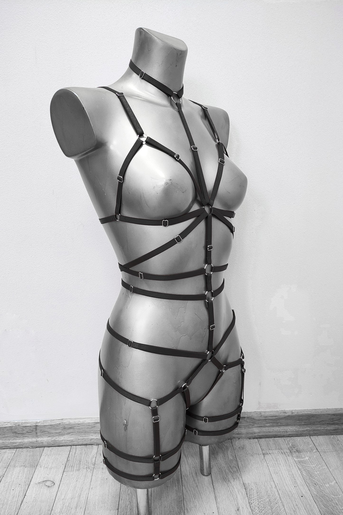 Siren II - fullbody woman harness bodysuit