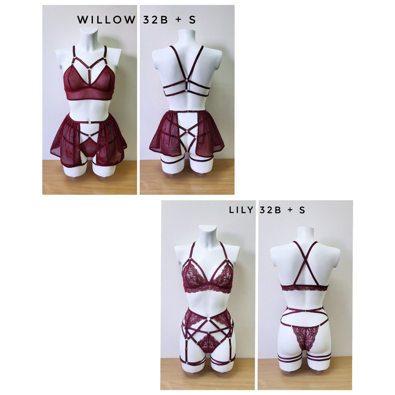 SAMPLE SALE - ready to ship harness and lingerie