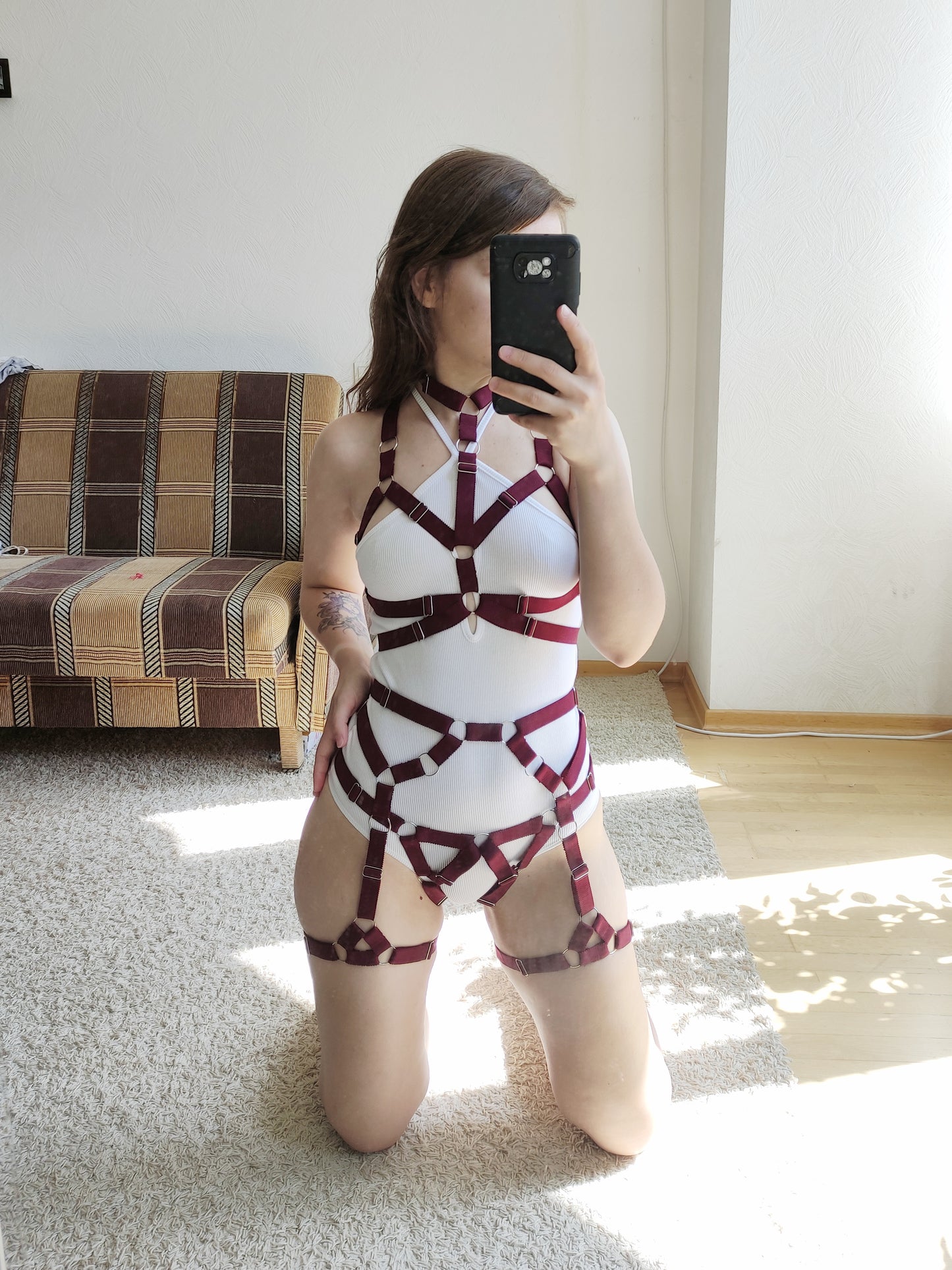 Banshee - festival lingerie harness set for women