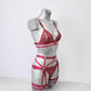 Ravenna - boudoir women red lingerie set