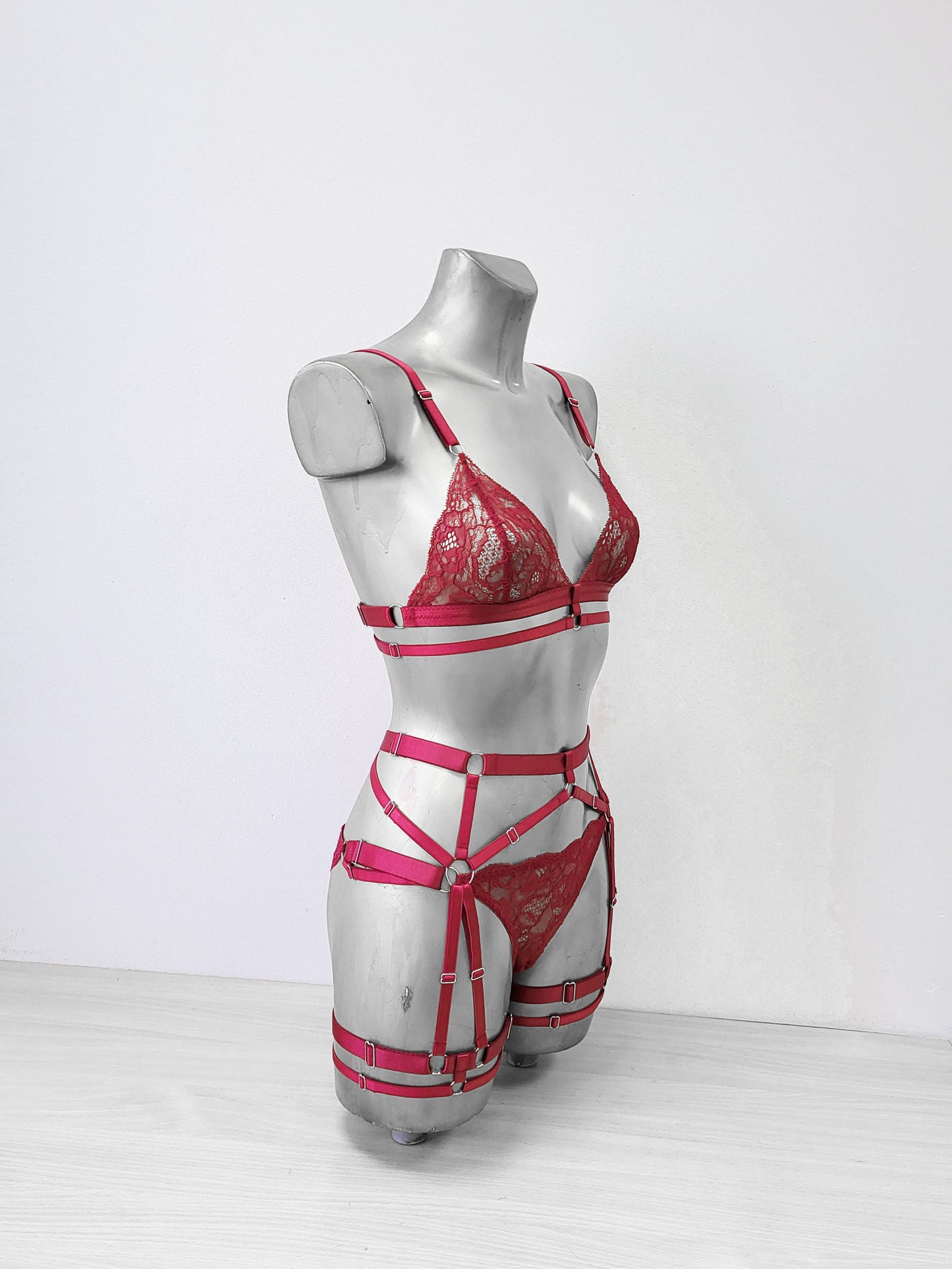 Ravenna - boudoir women red lingerie set