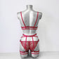 Ravenna - boudoir women red lingerie set