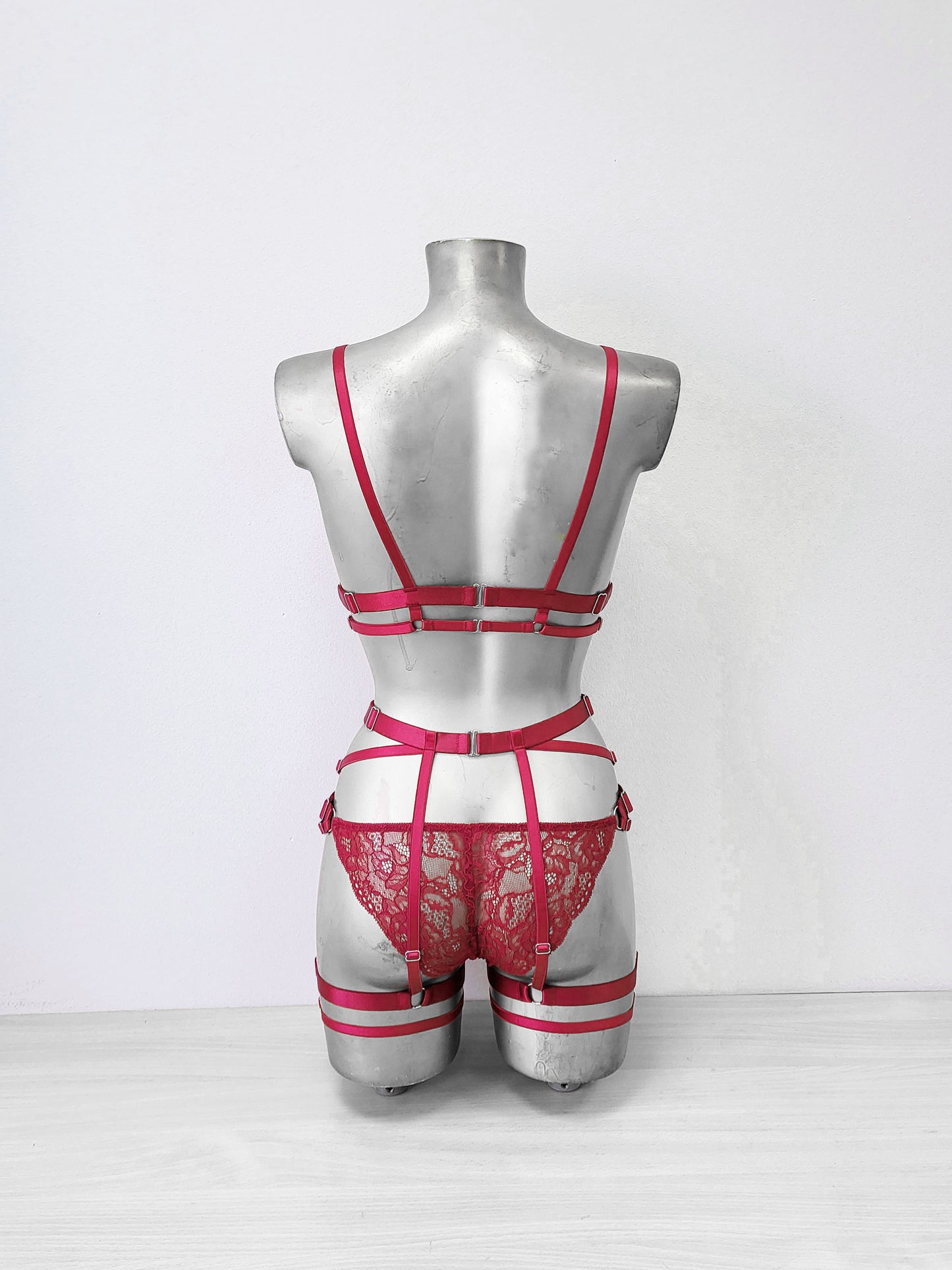 Ravenna - boudoir women red lingerie set