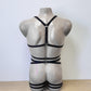 Sif men - full body black man festival harness set