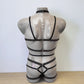 Charybdis men - open crotch harness lingerie set