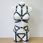 Banshee - full body women chest harness set waist belt lingerie