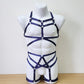 Sif men - navy blue male harness lingerie set