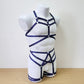 Sif men - navy blue male harness lingerie set