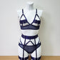 Morgana - transparent handmade women lingerie set