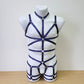 Siren men - navy blue man harness lingerie fullbody