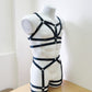 Pakhet men - open lingerie full body man harness set