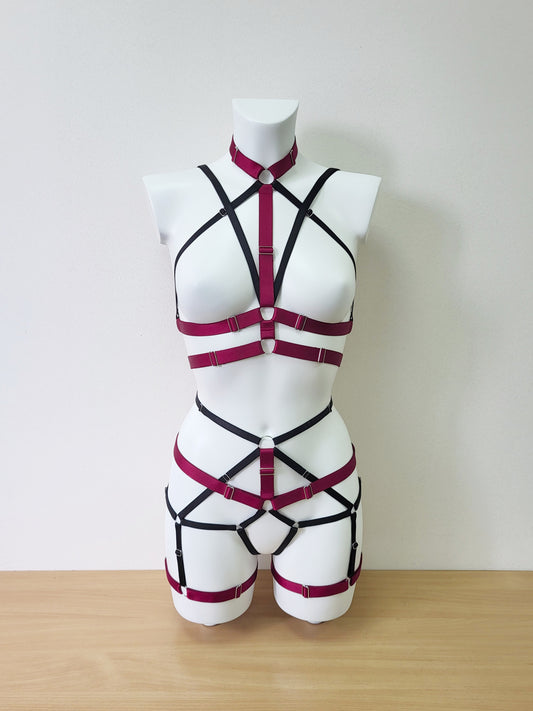 Charybdis - special see through women harness lingerie