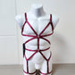 Shakti men - bordeaux fullbody man harness