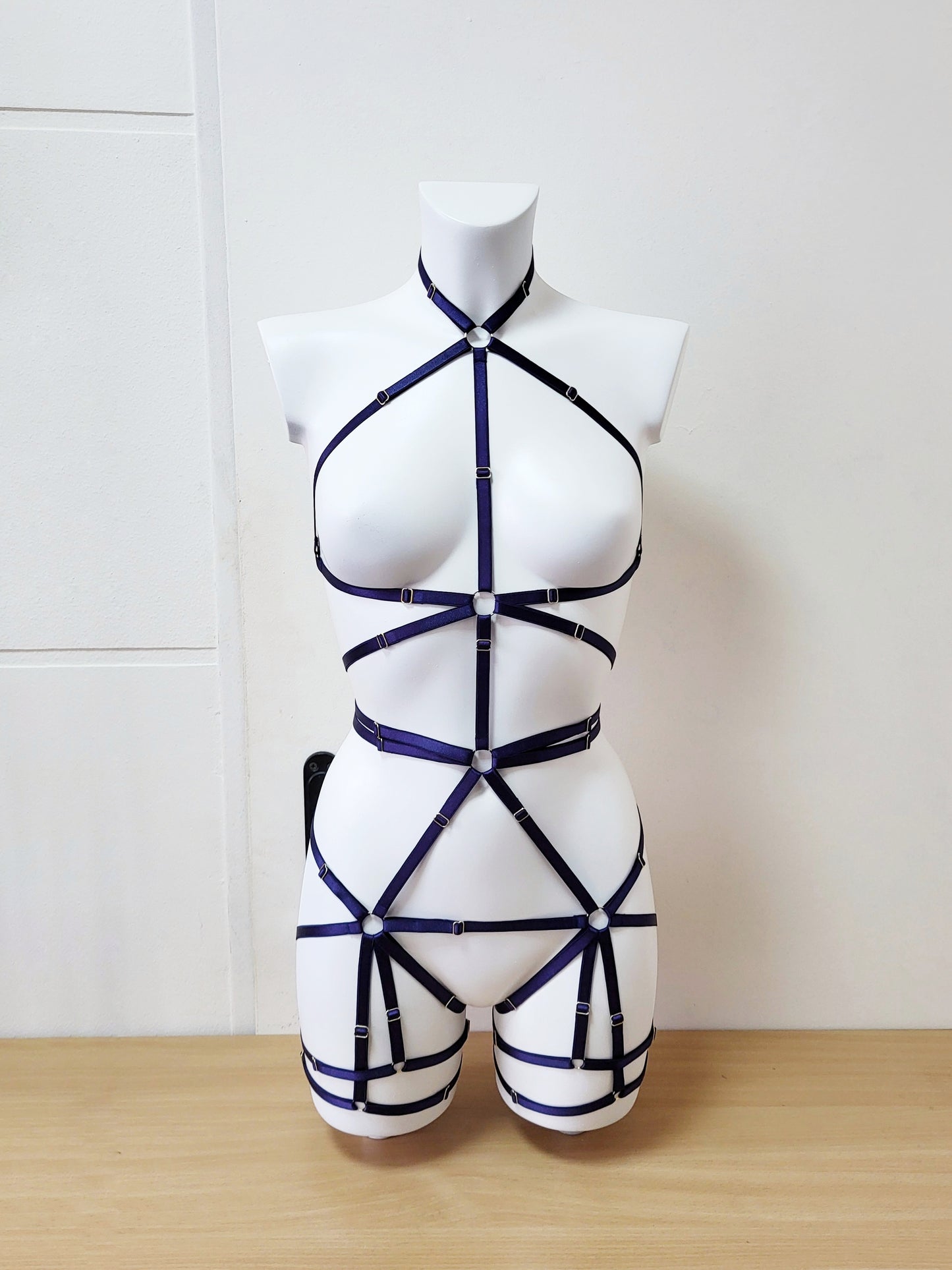 Shiva - shibari open rave dance harness lingerie