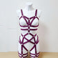 Demeter - bordeaux fullbody female harness