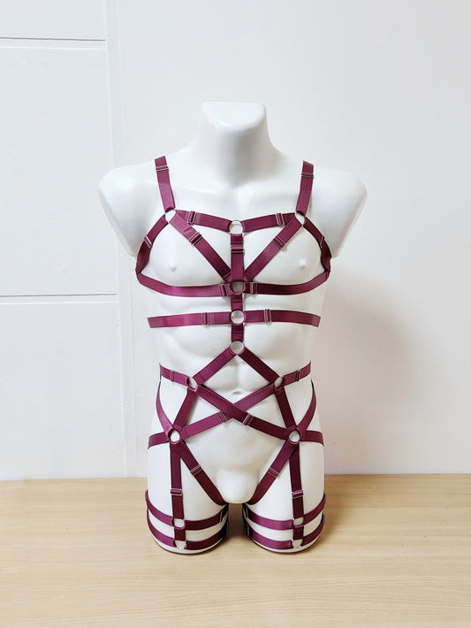 Demeter men - full body harness lingerie bodysuit festival outfit