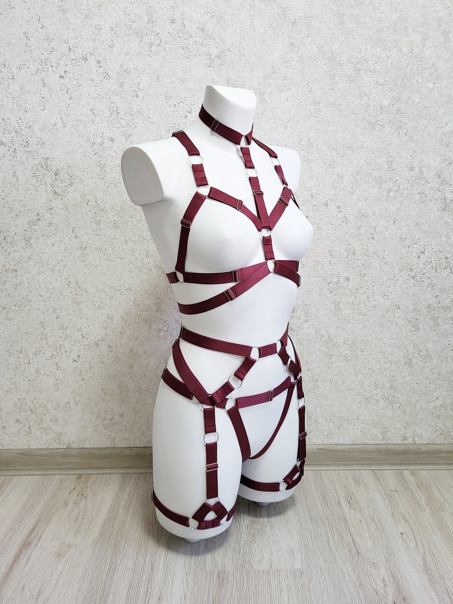 Banshee - rave women harness lingerie set