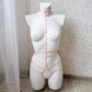 Alaris - pink elastic harness lingerie