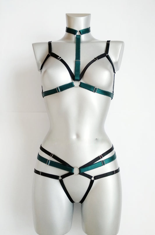 Khaleesi II - harness lingerie set female
