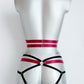 Hera - chest harness with collar chocker and open panties