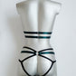 Hera II - chest harness lingerie set with crotch panties