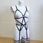 Hecate - women elastic harness bodysuit