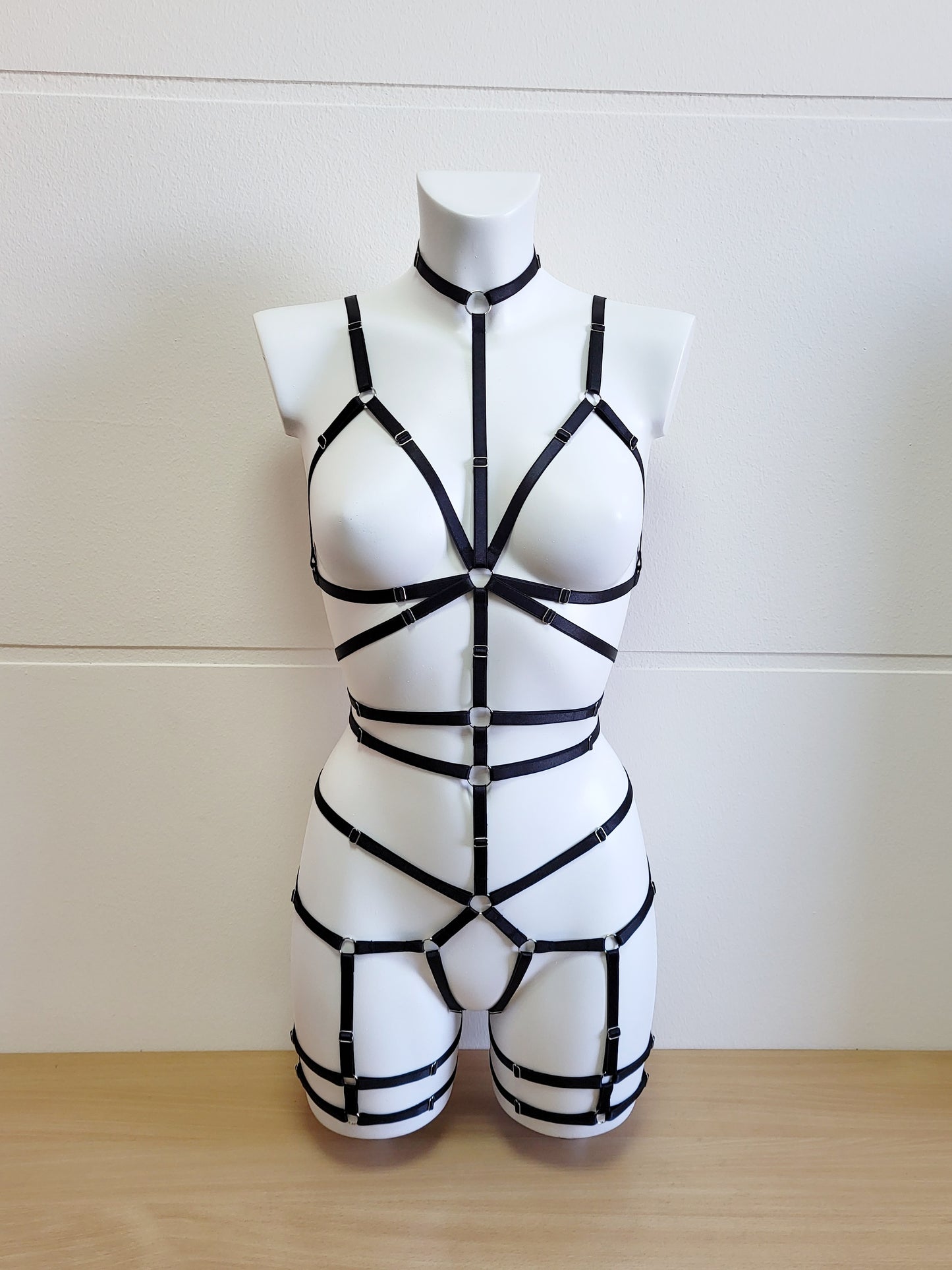 Siren II - bondage harness lingerie