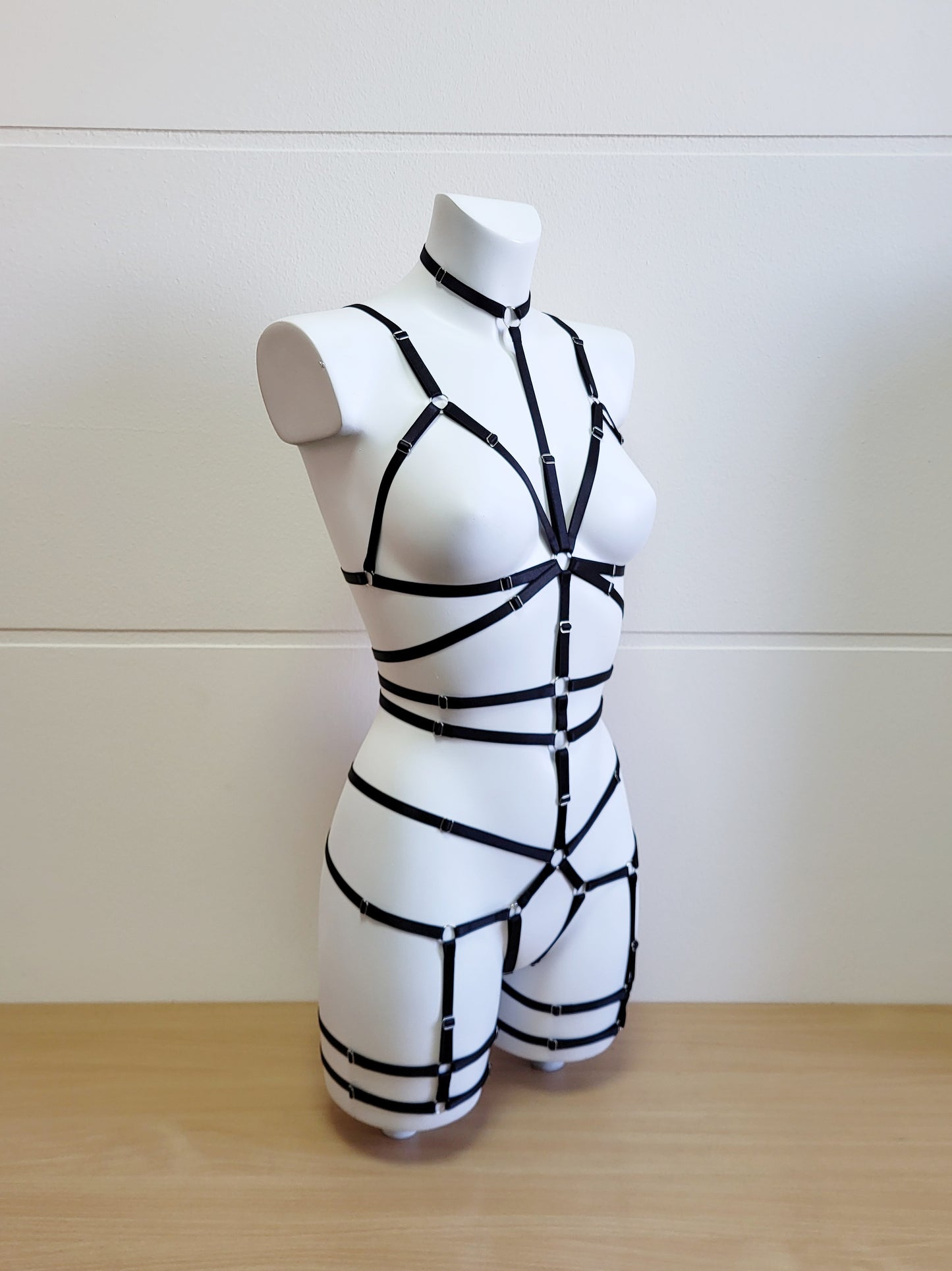 Siren II - bondage harness lingerie