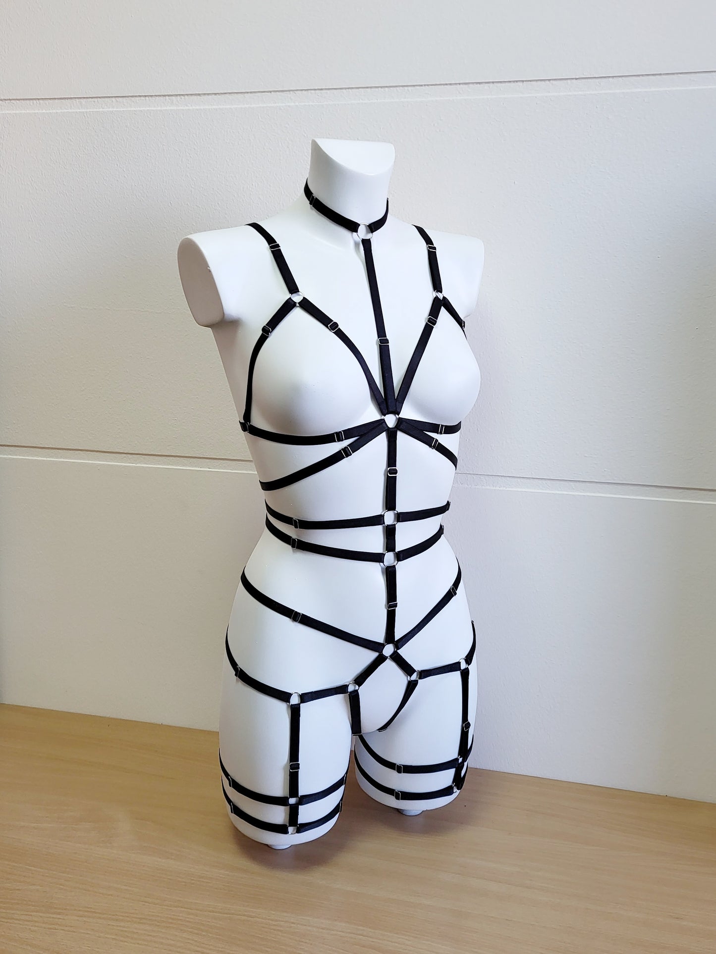 Siren II - bondage harness lingerie