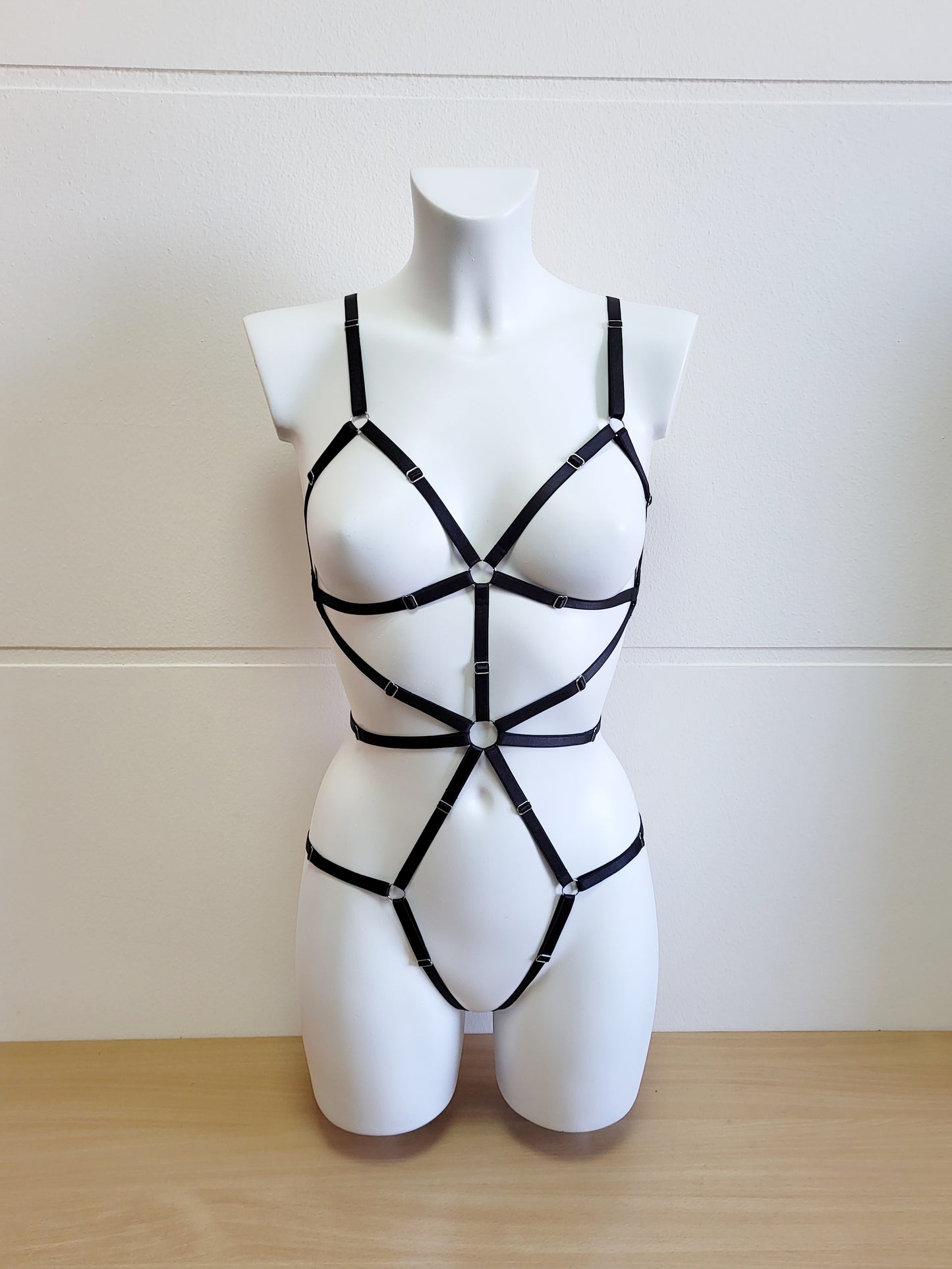 Terpsichore - fullbody harness lingerie women bodysuit