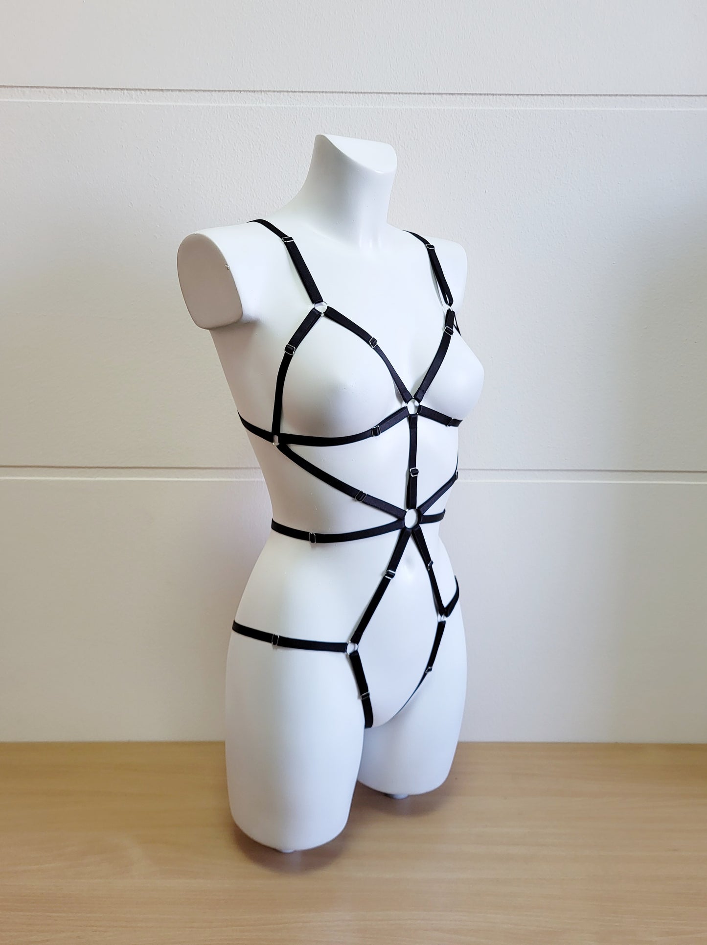 Terpsichore - fullbody harness lingerie women bodysuit