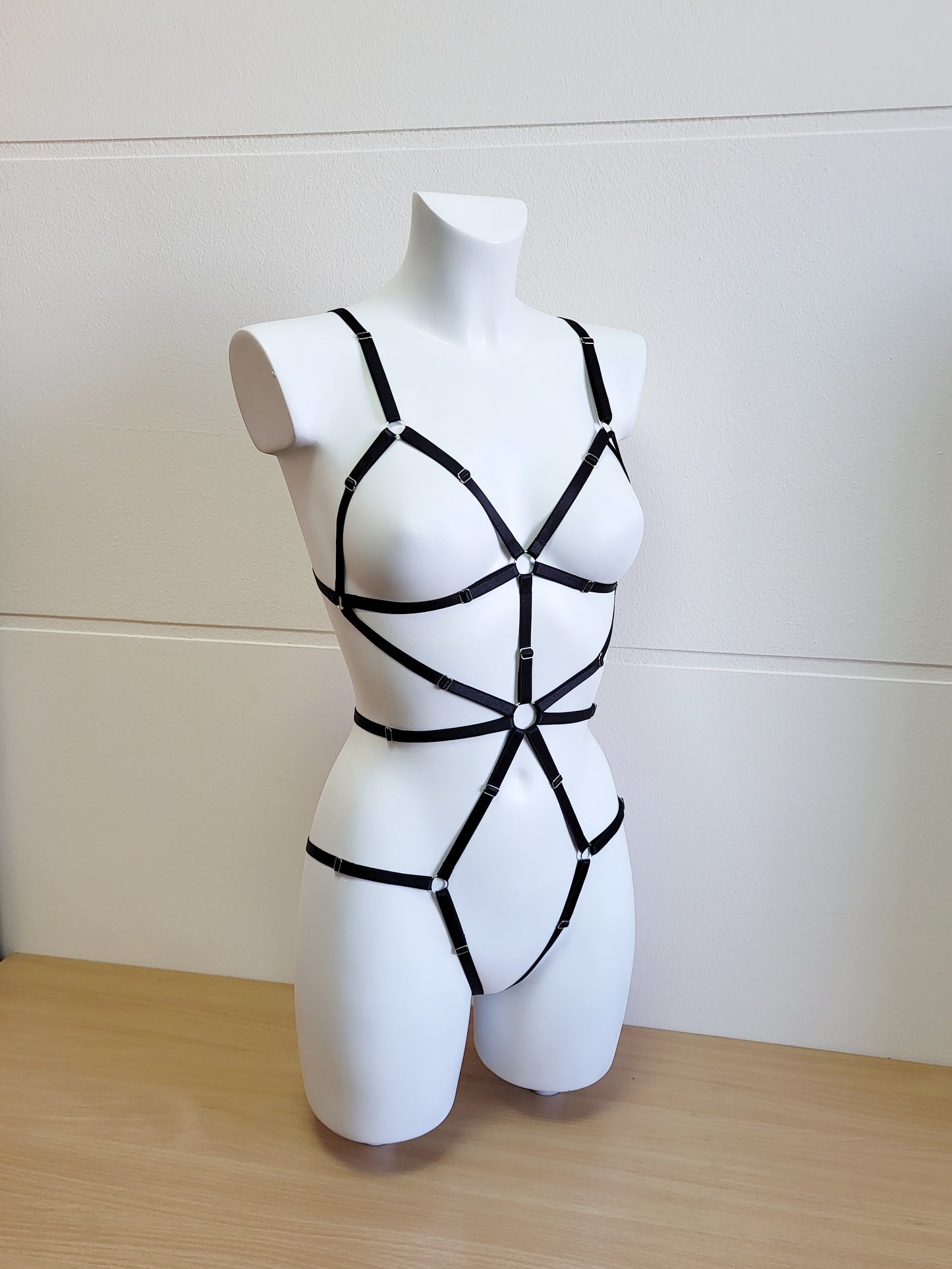 Terpsichore - fullbody harness lingerie women bodysuit