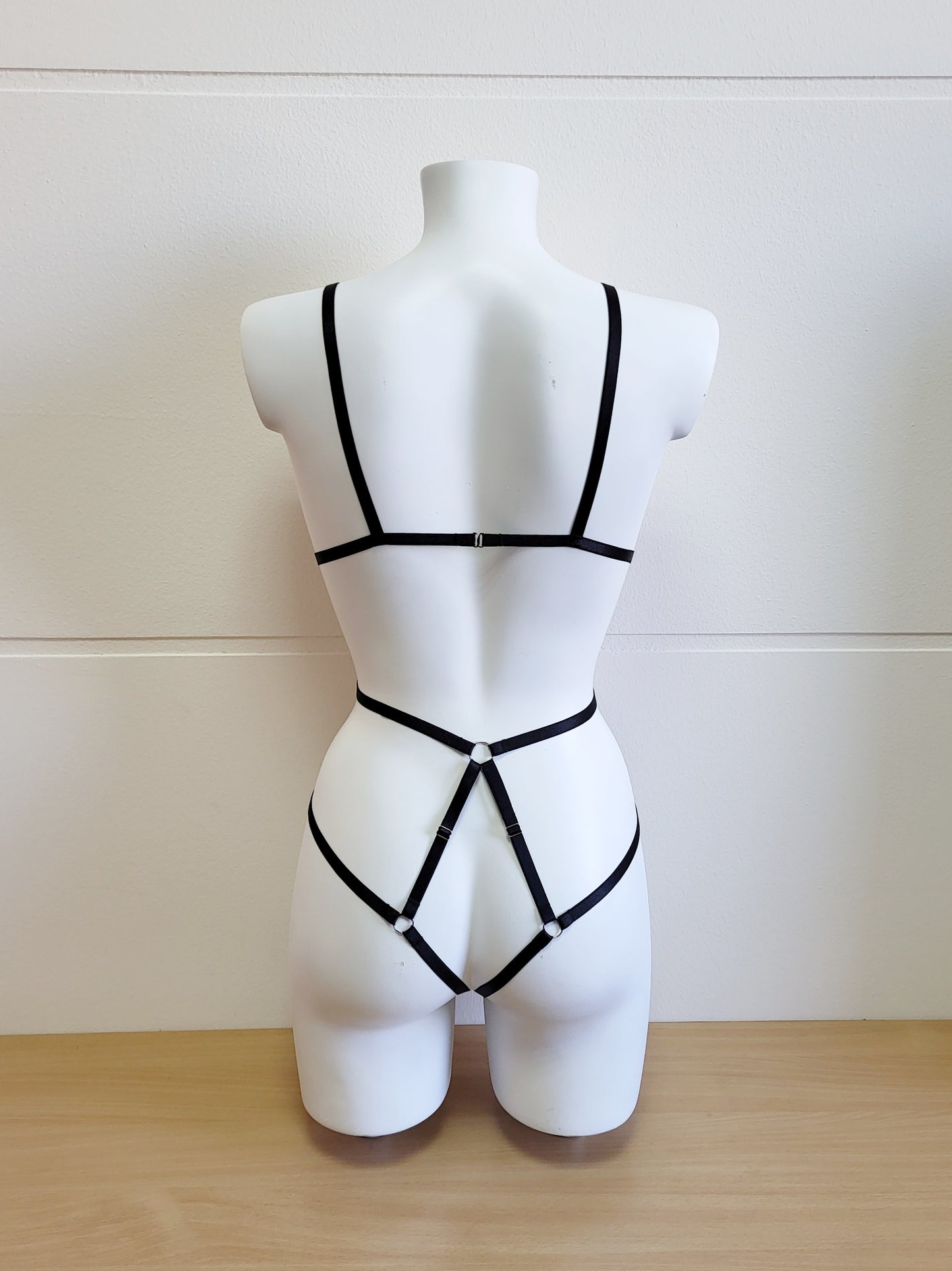 Terpsichore - fullbody harness lingerie women bodysuit