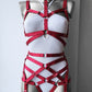 Hel II - open women harness lingerie set