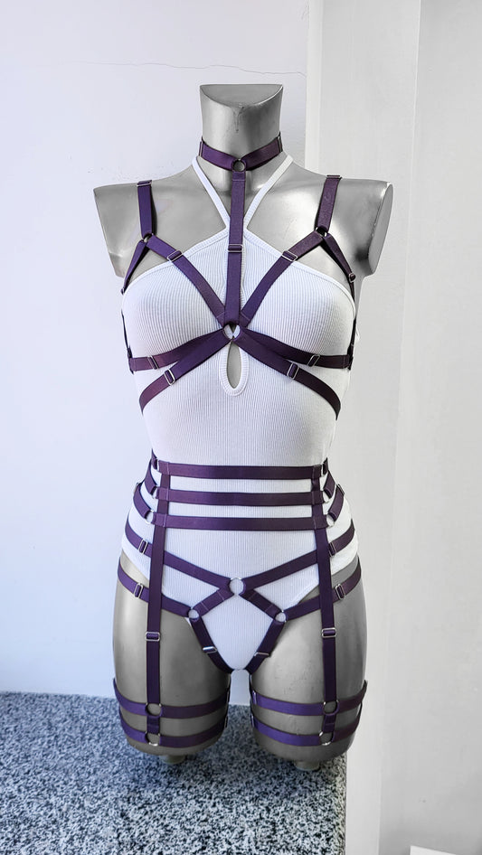 Persephone II - rave outfit harness lingerie set