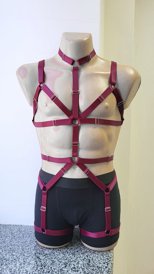 Rindr men - open lingerie full body man harness bodysuit