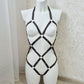 Kvasir - women transparent lingerie harness bodysuit