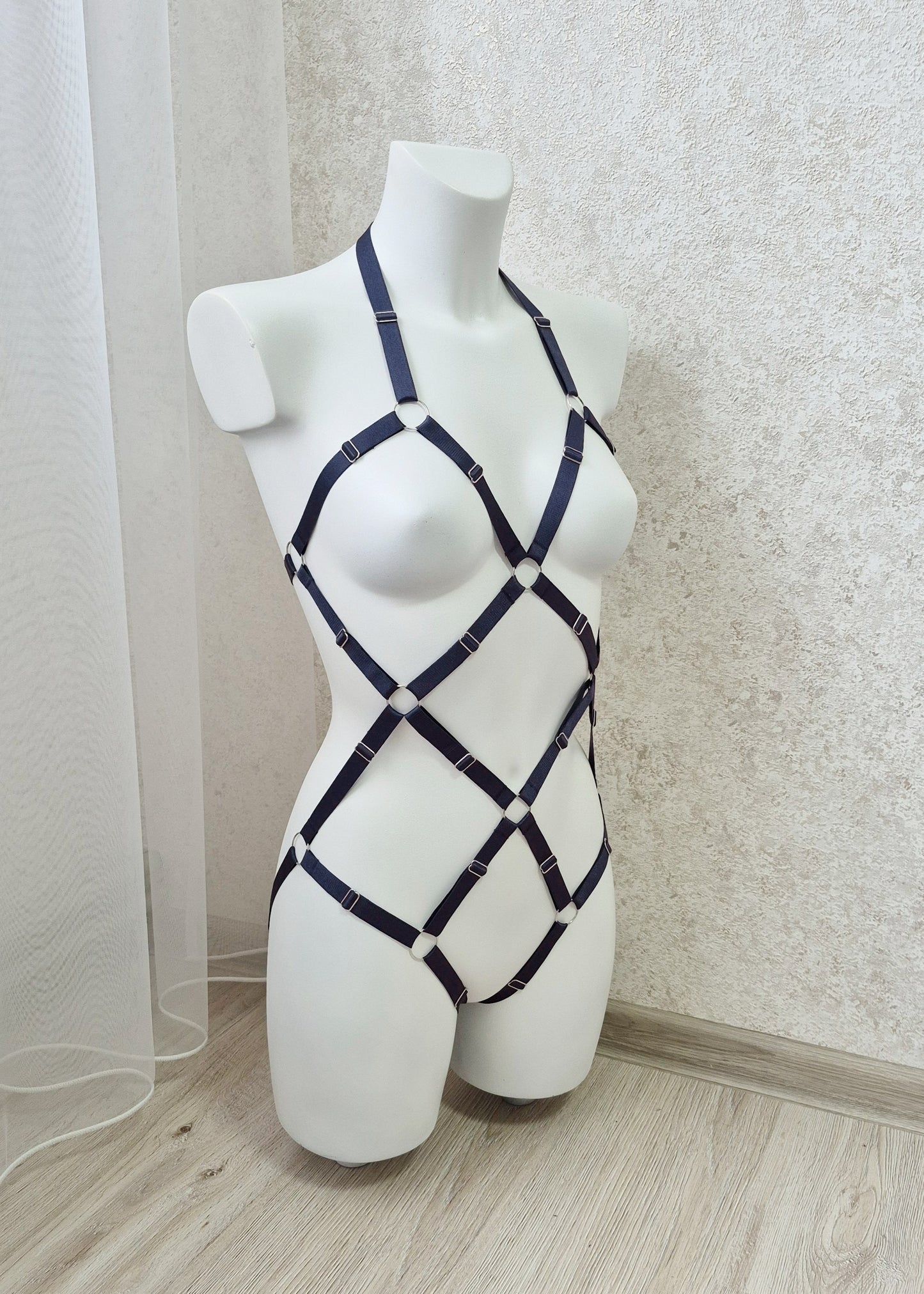Kvasir - female harness lingerie body