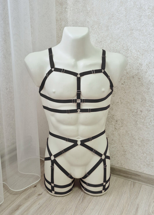Baldur men - sissy lingerie harness set