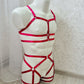 Baldur men - red fullbody harness lingerie set