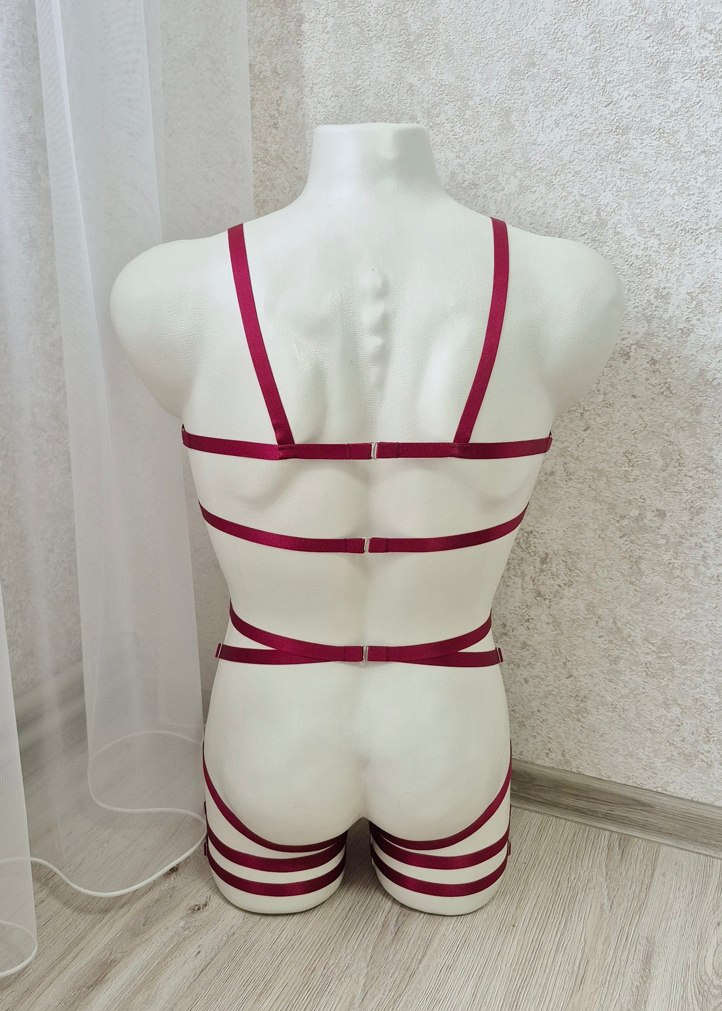 Baldur men - chest harness outfit for rave festival