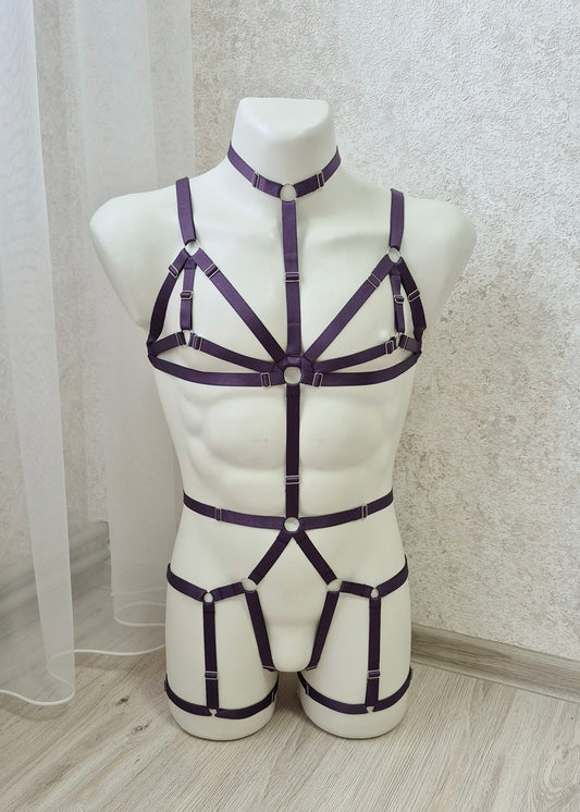 Thor men - cage bra chest harness lingerie bodysuit