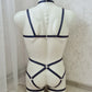 Thor men - navy blue chest harness male